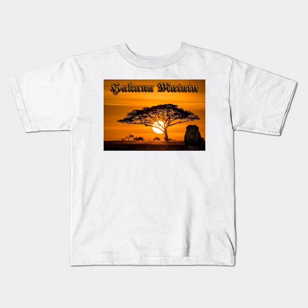 Hakuna-Matata XL Kids T-Shirt by rihojo